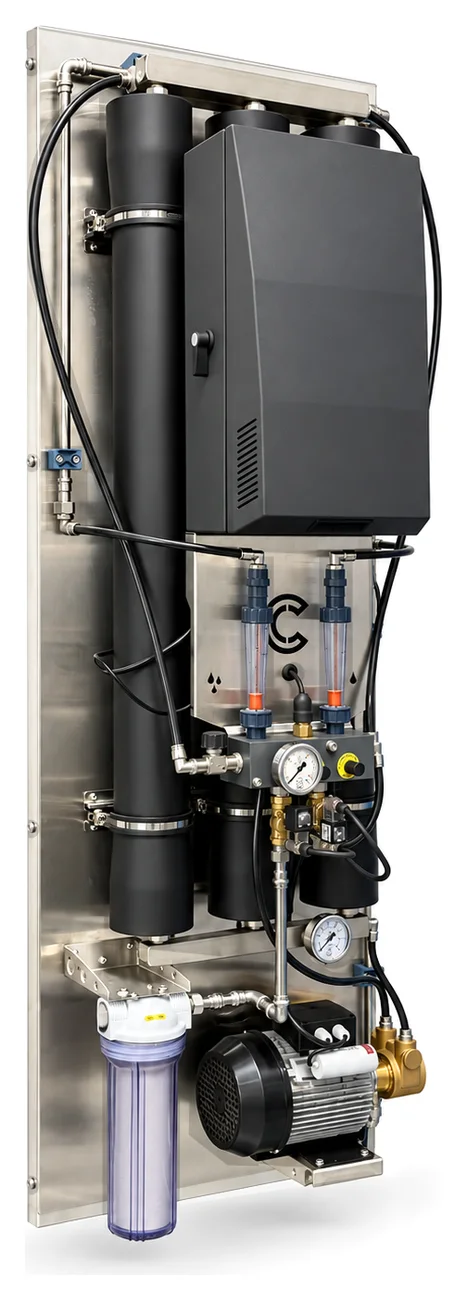 Обратный осмос W-250 — три четверти слева